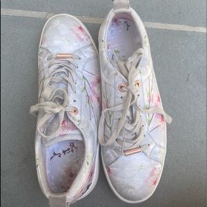 ted baker floral print sneakers